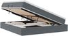 vidaXL Aufbewahrungsbett mit Matratze Dunkelgrau 180 x 200 cm Samt 3370318 Bild 2