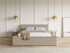 Selsey 'Affolio' Polsterbett mit Breitcord-Bezug und Stauraum, dunkelbeige, 140x200 cm Bild 3