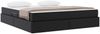 vidaXL Aufbewahrungsbett mit Matratze mit Matratze 2 pcs Schwarz Leder 3399616 Bild 3