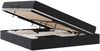 vidaXL Aufbewahrungsbett mit Matratze mit Matratze 2 pcs Schwarz Leder 3399616 Bild 2