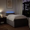 vidaXL Boxspringbett mit Matratze Taupe 120x190 cm Stoff 3288124 Bild 5