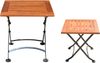 Beistelltisch MIA quadratisch klappbar - Eukalyptus Natur 45x45x45cm | Couchtisch Sofatisch Abstelltisch Bild 2