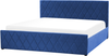 Bett mit Stauraum ROCHEFORT 180 x 200 cm Samtstoff Marineblau Bild 5