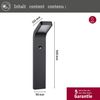 Paulmann 94747 LED Pollerleuchte Kulma Bewegungsmelder seewasseressistent Anthrazit Bild 2