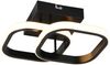 LED Decken- und Wandleuchte KASIA, 2 Quadrate Metall Schwarz Breite 24cm Bild 2