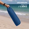 Sekey Strandstuhl Faltbar Campingstuhl Klappbar Klappstuhl mit Niedrigen Stuhlbeinen, bis 140 kg, Blau Bild 5