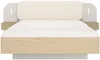 Vente-unique - LYORIMA Bett Holz, Platte Beige - B 223 cm x H 104 cm x L 249 cm Bild 3