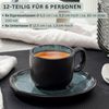 SÄNGER Steingut Espressotassen Set Malmö 12-teilig Bild 2