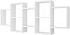 MIRJAN24 'Trio 001' Wandregal, Laminatplatte weiß, 161 x 18 x 65 cm Bild 4