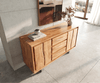 Sideboard Live-Edge 147 cm Akazie Natur 3 Schübe 2 Türen Bild 4