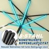 FIVMEN Sonnenschirm Ø350cm Gartenschirm Balkon Terrassenschirm mit Solar-LED, Marktschirm Kurbelschirm UV-Schutz, Winkel nicht einstellbar Bild 4