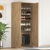 Schuhschrank, Schuhkipper für Flur, skandinavisch Artisan-Eiche 80 x 39 x 178 cm Holzwerkstoff Bild 2