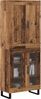 vidaXL Highboard Altholz 69,5 x 34 x 180 cm Holzwerkstoff 3403192 Bild 3
