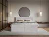 Selsey 'Softie' Boxspringbett 140x200 cm mit Topper und Stauraum, Velours wasserabweisend, Hellgrau Bild 2
