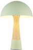 Tischleuchte, Schalter, grün, Travertin-Optik, H 36,5 cm Bild 5