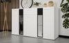 AX LIVING Formilo Sideboard Kommode weiß matt mit Schublade 140,4cm Bild 5