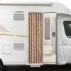 Moritz Flauschvorhang aus Chenille 56 x 185 cm braun beige Türvorhang als Fliegenschutz Insektenschutz für Camping Wohnwagen Bild 4