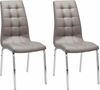 OTTO home 4-Fußstuhl Lila (Set, 2 St), (2 Stück) Bezug in Kunstleder, verchromtes Metallgestell Bild 2