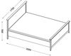 XL Küchenhängeschrank Rimini 40x96cm 1-türig matt Farbe: RAL 1027 currygelb matt / lava RI-W4/40 Bild 3