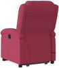 vidaXL Massagesessel mit Aufstehhilfe Elektrisch Weinrot Samt 3204338 Bild 5