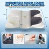 Esun Kopfkissen Orthopädisches Nackenkissen Ergonomisches Memory Foam, Mit Reisetasche, Füllung: 100% Memory Foam, Rückenschlafer, Bauchschlafer, Seitenschlafer, Set, Praktische Reisetasche für Nackenkissen, für Seiten Rücken & Bauchschläfer, Nackenkissen Bild 3