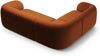 Micadoni Ecksofa Kate 4-Sitzer Links Samt Terrakotta Bild 3