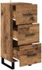 Sideboard, Kommode Altholz 34,5 x 34 x 90 cm Holzwerkstoff j749p Bild 5