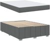 vidaXL Bettrahmen mit Matratze Dunkelgrau 140 x 200 cm Stoff 3398287 Bild 5