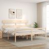 vidaXL Seniorenbett mit Kopfteil 200x200 cm Massivholz 3195371 Bild 3