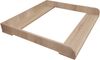 Shefa Kids Wickelaufsatz 800 für IKEA Kommoden (MALM, HEMNES, NORDLI), Eiche Dekor, 80x74cm Bild 3