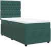 vidaXL Boxspringbett mit Matratze Dunkelgrün 90x190 cm Samt 3294523 Bild 3