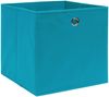 vidaXL Aufbewahrungsboxen 10 Stk. Vliesstoff 28x28x28 cm Babyblau 325233 Bild 2