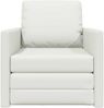 vidaXL Schlafsofa 60cm Weiß Kunstleder 4106636 Bild 5