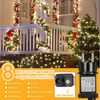 Rosnek Lichterkette 20M/30M/50M/100M 31V DC LED-Lichterkette, Timer, Speicherfunktion, 8 Modi für Zuhause Garten Hof Hochzeit Weihnachtsfeier Feiertag Bild 3