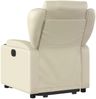 vidaXL Relaxsessel mit Aufstehhilfe Creme Kunstleder 3204545 Bild 5