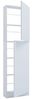 VCM Schuhschrank Fulisa 918978 Weiß H. 180 x B. 50 x T. 17 cm Bild 3