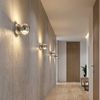 LED Wandleuchte, Glas klar, Up & Down, Metall chrom, L 10 cm Bild 2