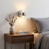 LED Wandleuchte, Glas klar, Up & Down, Metall chrom, L 10 cm Bild 3