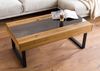 Couchtisch Wildeiche 120x65x45 natur geölt LINDAU #01 Bild 2