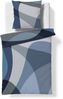 Fleuresse Mako-Satin Bettwäsche 135x200 Abstrakt blau silber 114571-02 Bild 2