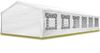 Toolport Partyzelt Pavillon, PE Plane 350 N weiß, 6x12 m Bild 1