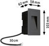 Paulmann No. 94382 Outdoor Wandeinbauleuchte High LED Schwarz IP44 4W Bild 3