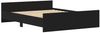 vidaXL Bettgestell ohne Matratze Schwarz Eichen-Optik 160x200 cm 3329321 Bild 5