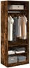 vidaXL Kleiderschrank Räuchereiche 80x50x200 cm Holzwerkstoffs 3307697 Bild 3