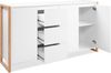 Finori Denver 3 Sideboard, weiß / Dekor Artisan Oak | Maße: B x H x T ca. 160 x 88 x 40 cm Bild 4