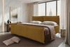 Boxspringbett Elysio Familienbett - Cordstoff - gold - 260x200 cm Bild 2