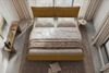 Boxspringbett Elysio Familienbett - Cordstoff - gold - 260x200 cm Bild 4