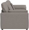 vidaXL Modulares Sofa mit Kissen Taupe 3321122 Bild 5