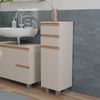 Midischrank J-Shape Cashmere/Artisan 30 x 95 cm mit 2 Schubladen Vicco Bild 3