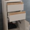 Midischrank J-Shape Cashmere/Artisan 30 x 95 cm mit 2 Schubladen Vicco Bild 4